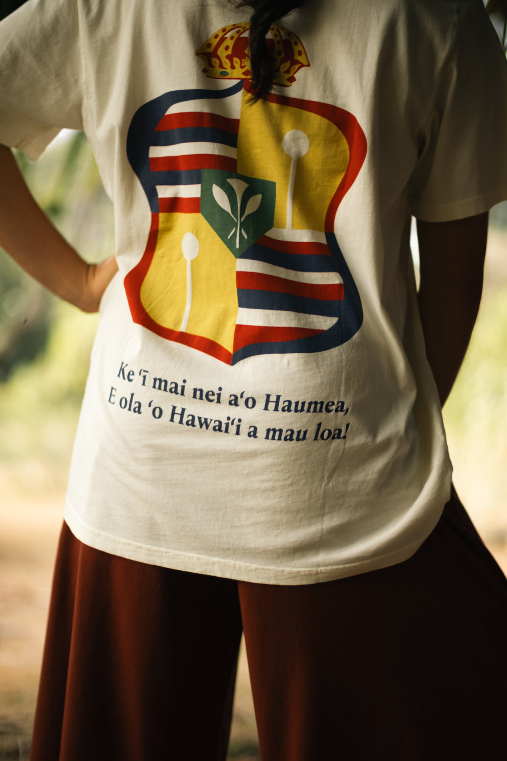 Ka Hae Kalaunu o Liliʻuokalani | Unisex Tee - creme