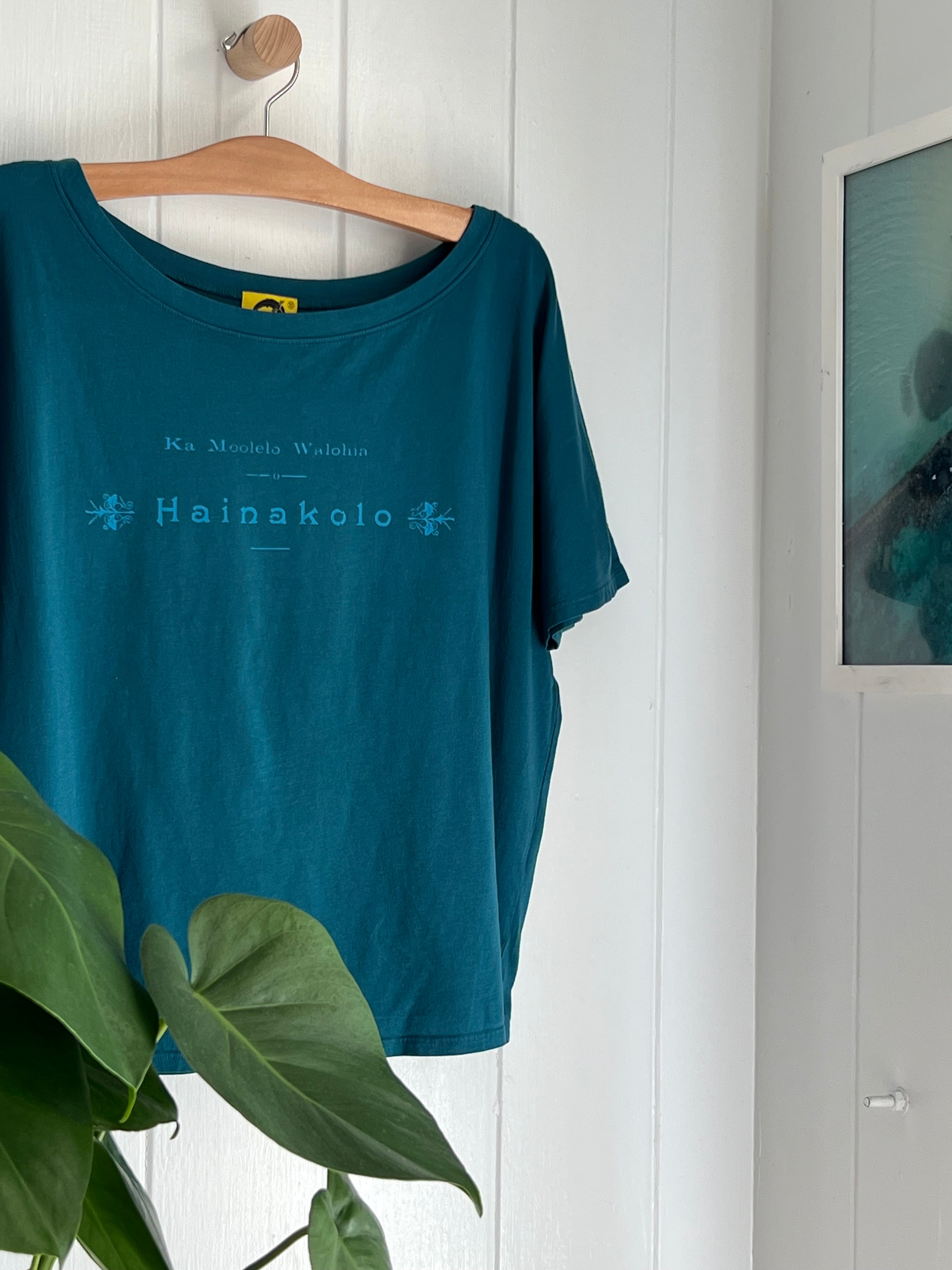 He Mele no Ha'inakolo | Kimono top - teal *ASF*
