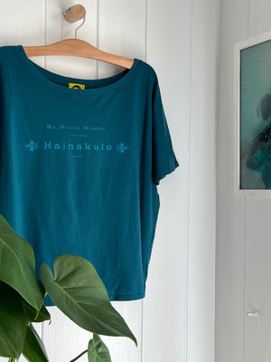 He Mele no Ha'inakolo | Kimono top - teal