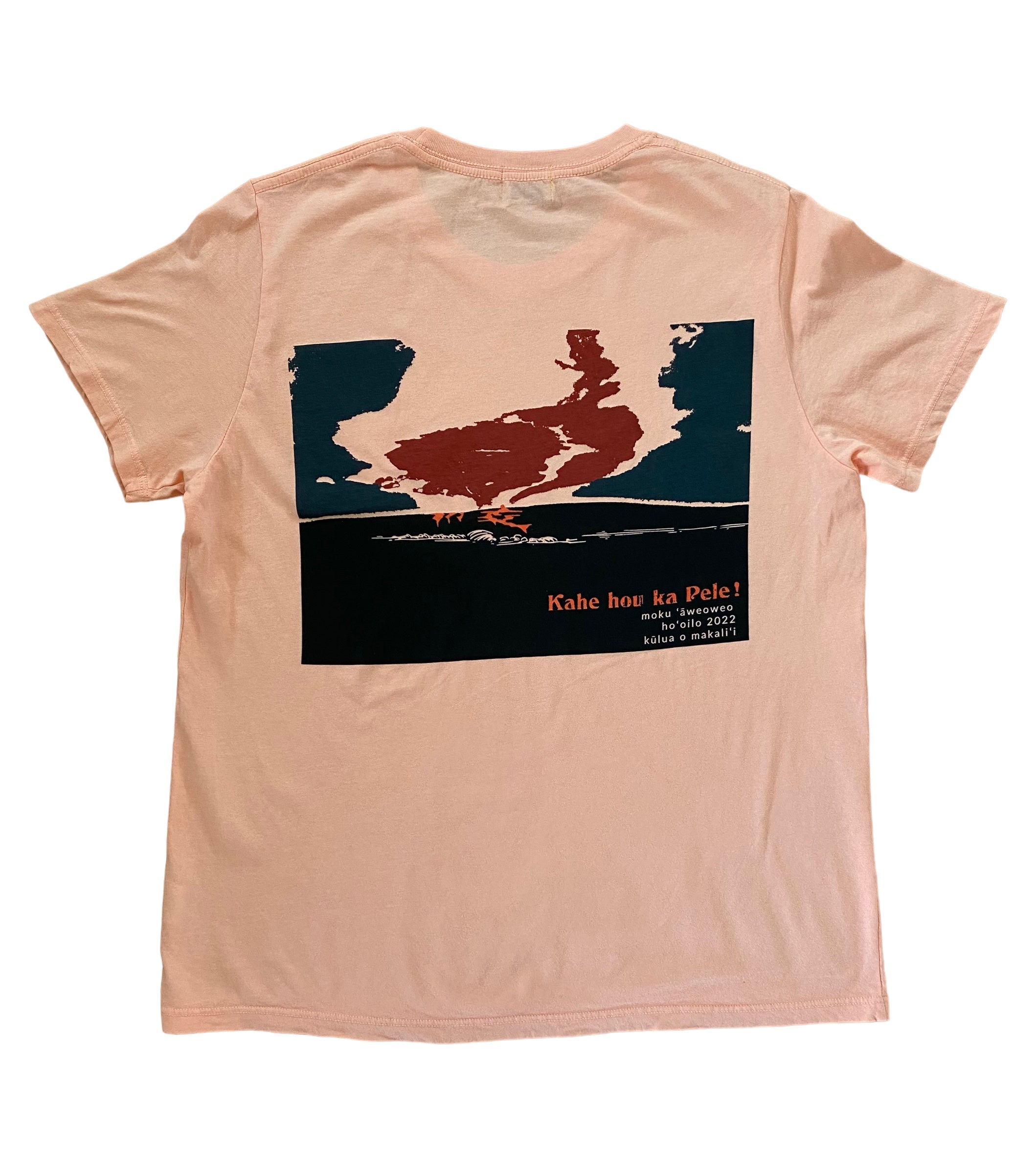 Kahe hou ka Pele | Wahine Tee - light coral - *ASF*