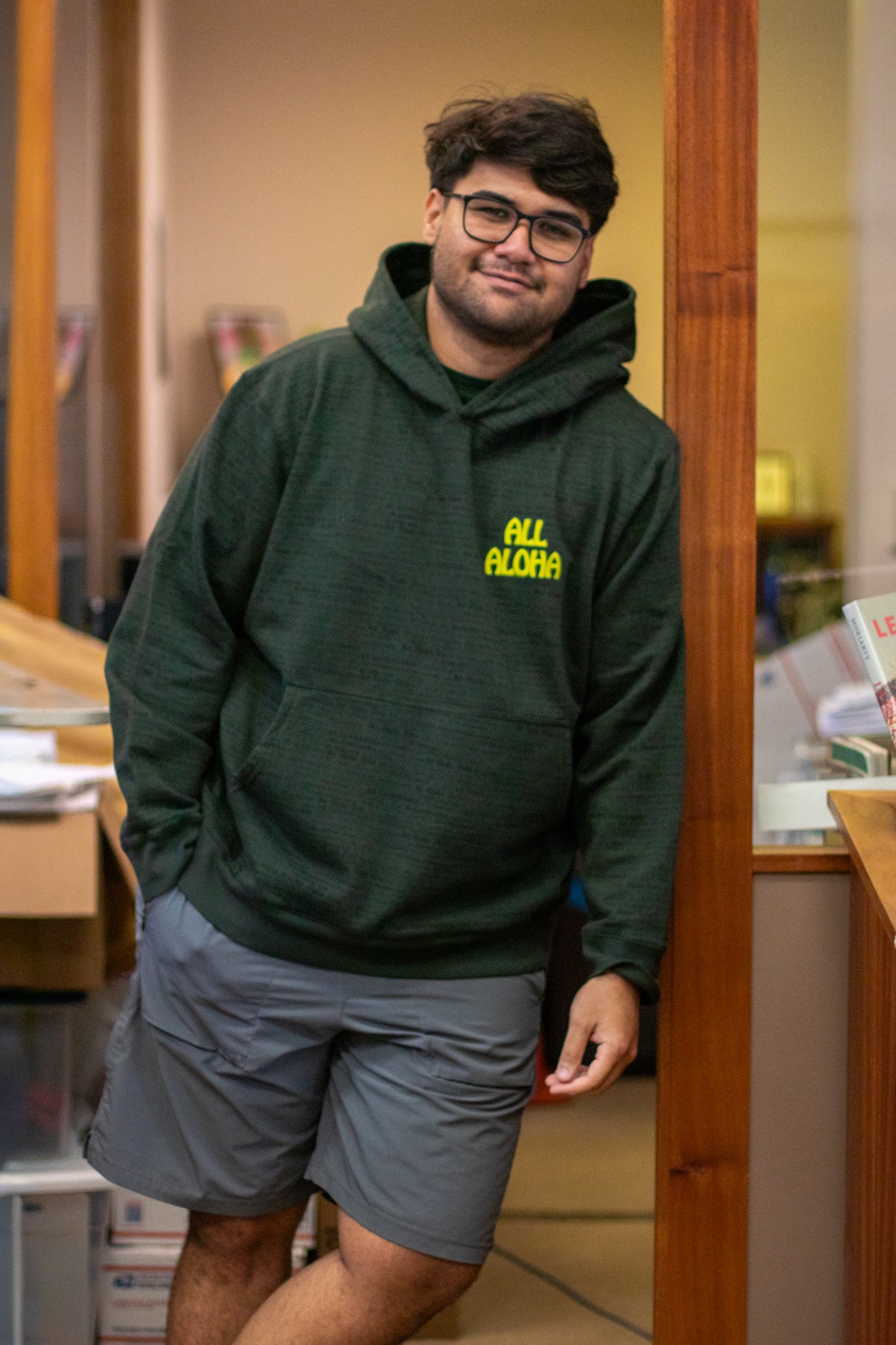 Ke Aloha 'Āina | Unisex Hooded Sweatshirt - all over print