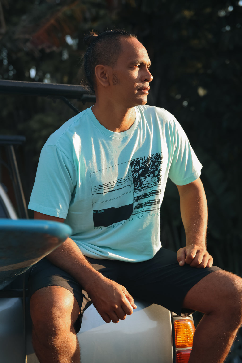 Nā Papakū o ka Moana | Kāne tee - light blue *ASF*