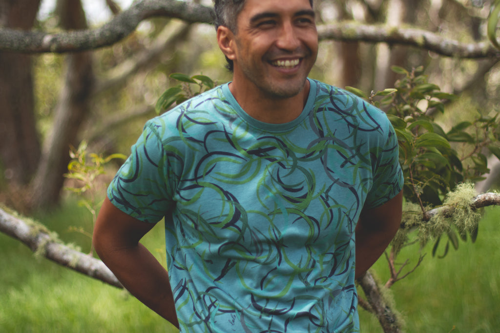 Koai'e | Kāne tee - blue *ASF*