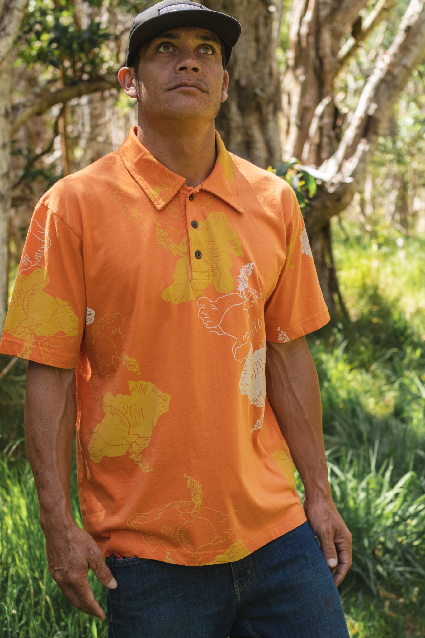 Koki'o/Hau hele 'ula | Kāne Polo - orange