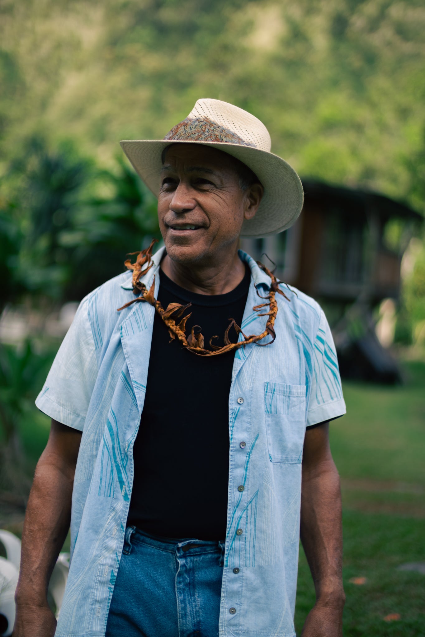 Nā Kahawai o Waipi'o | Unisex Patchwork Shirt - chambray