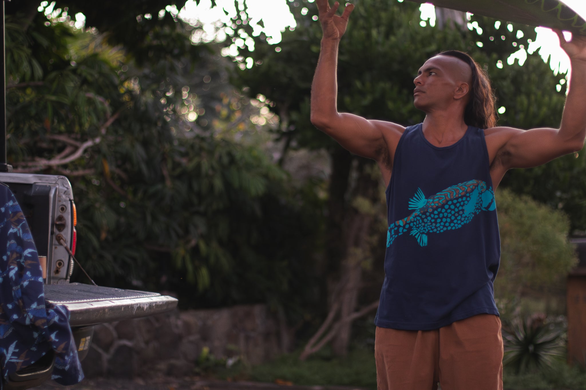 Moa + Hulumoa | Kāne Tank - navy