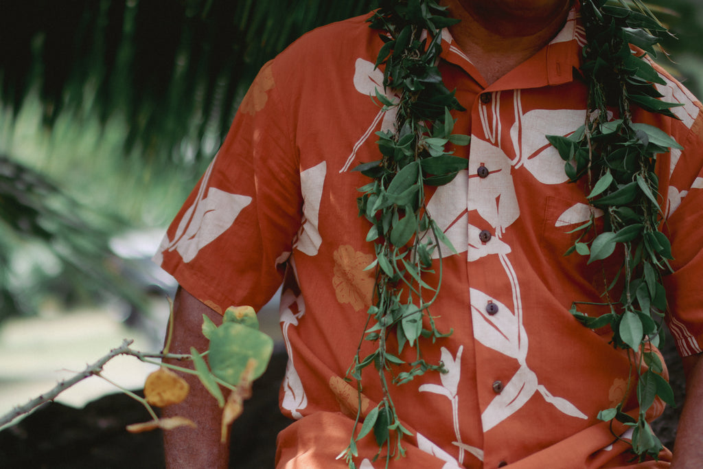 Hāli'i Maile | Kāne Aloha Shirt - brown *ASF*