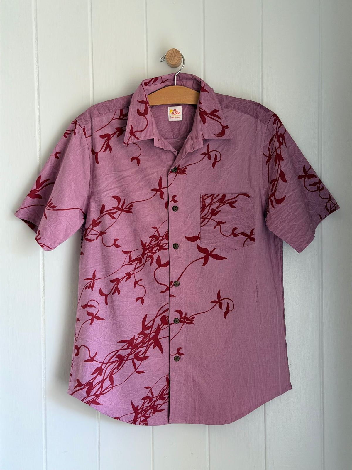 All Aloha | Button-down Aloha Shirt | Maile - mauve