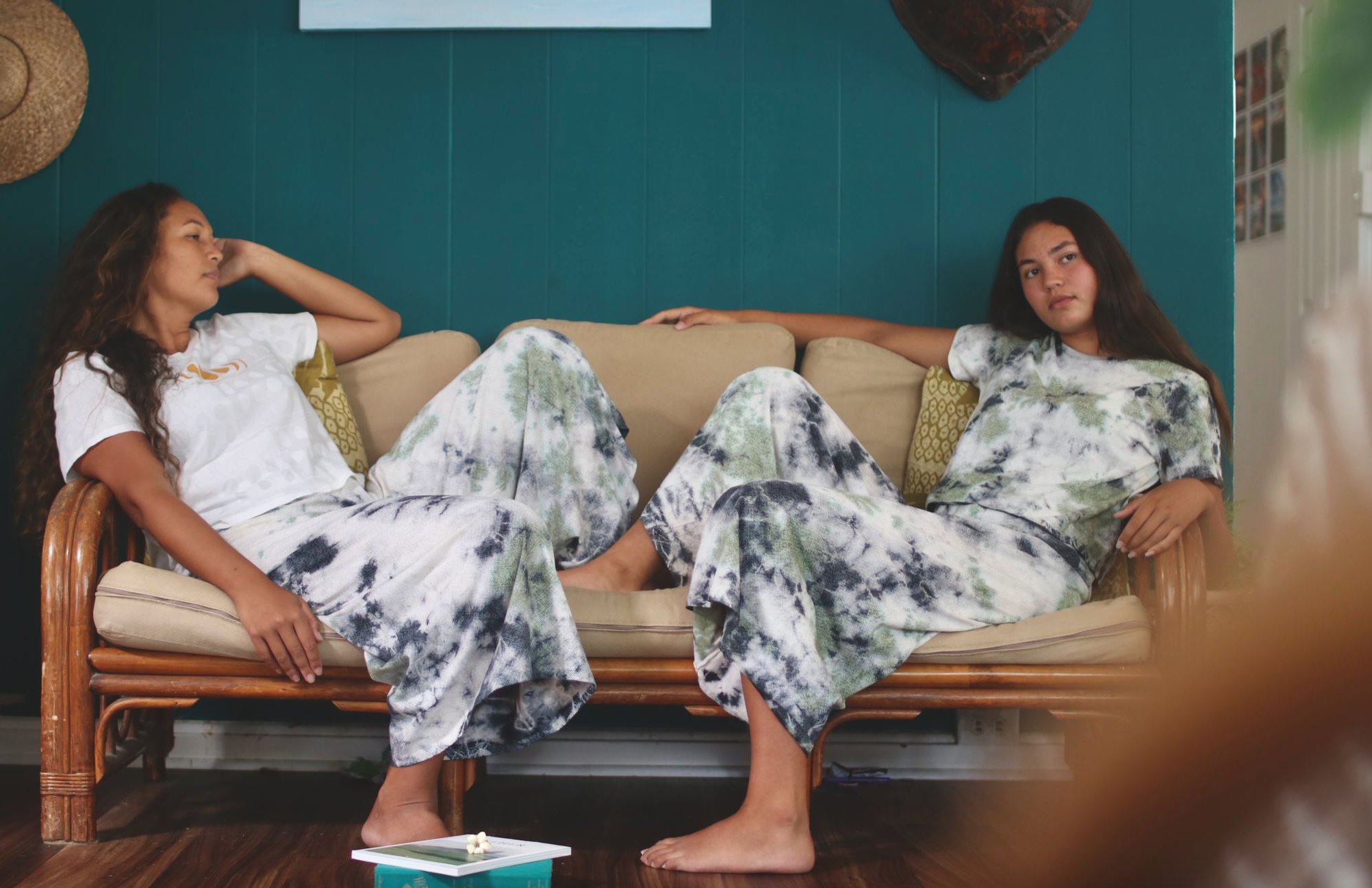 Maka ʻUpena | Wide Leg Lounge Pant - tie dye