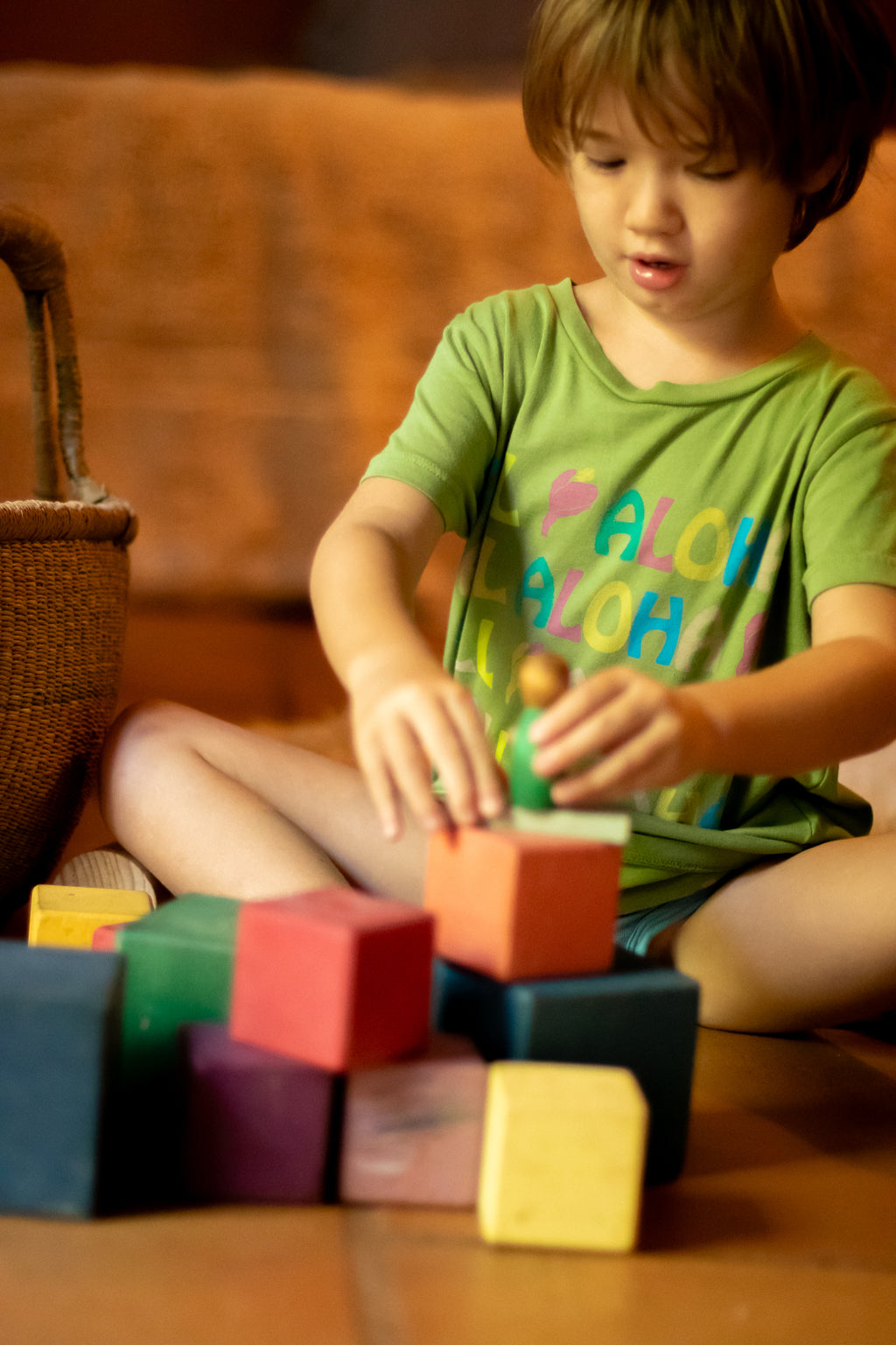 All Aloha | Keiki Tee - green