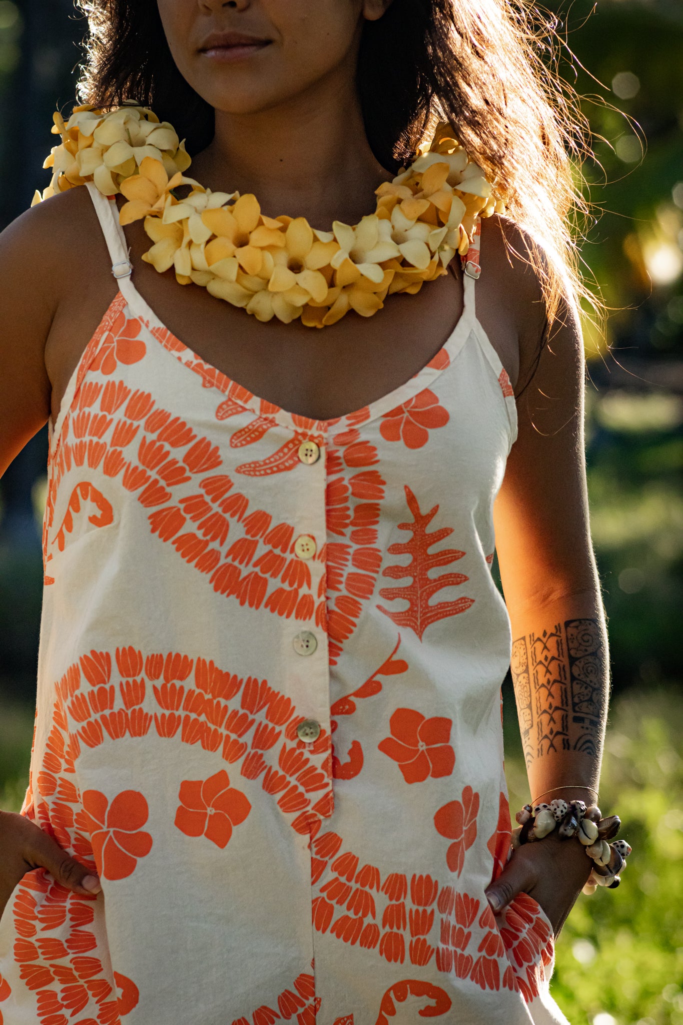 He Aloha no Tahiti | Aeʻo Romper - white