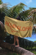 Kealopiko Turkish towel | Pua Hau - ALL SALES FINAL