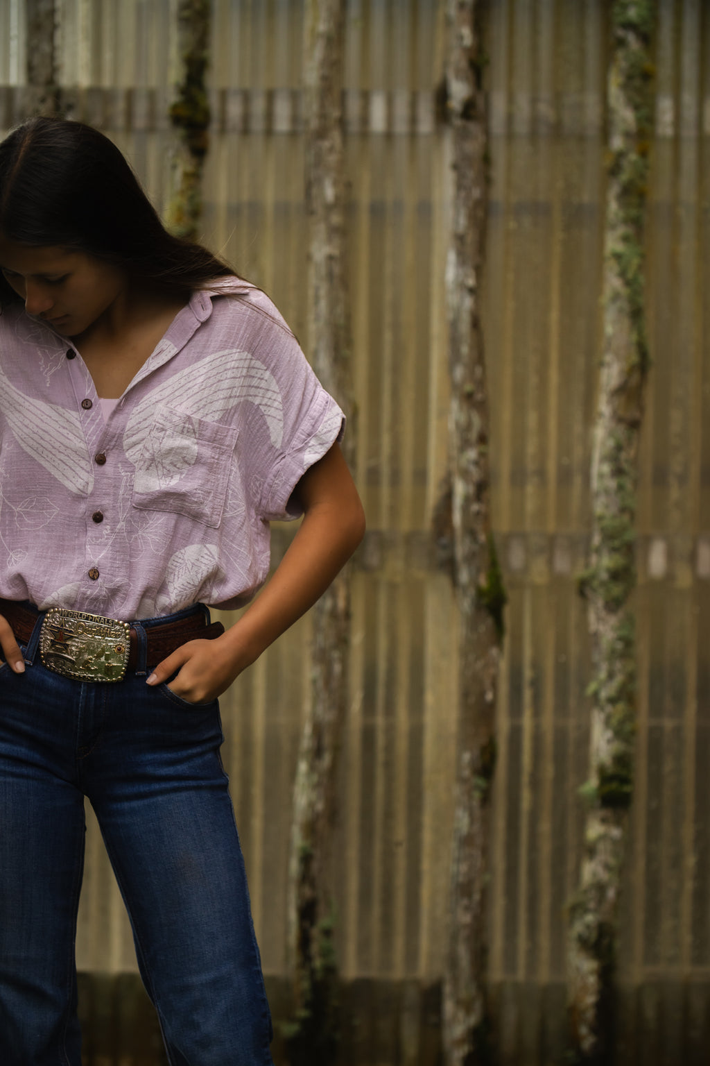 Ipu | Wahine Aloha Shirt - light purple