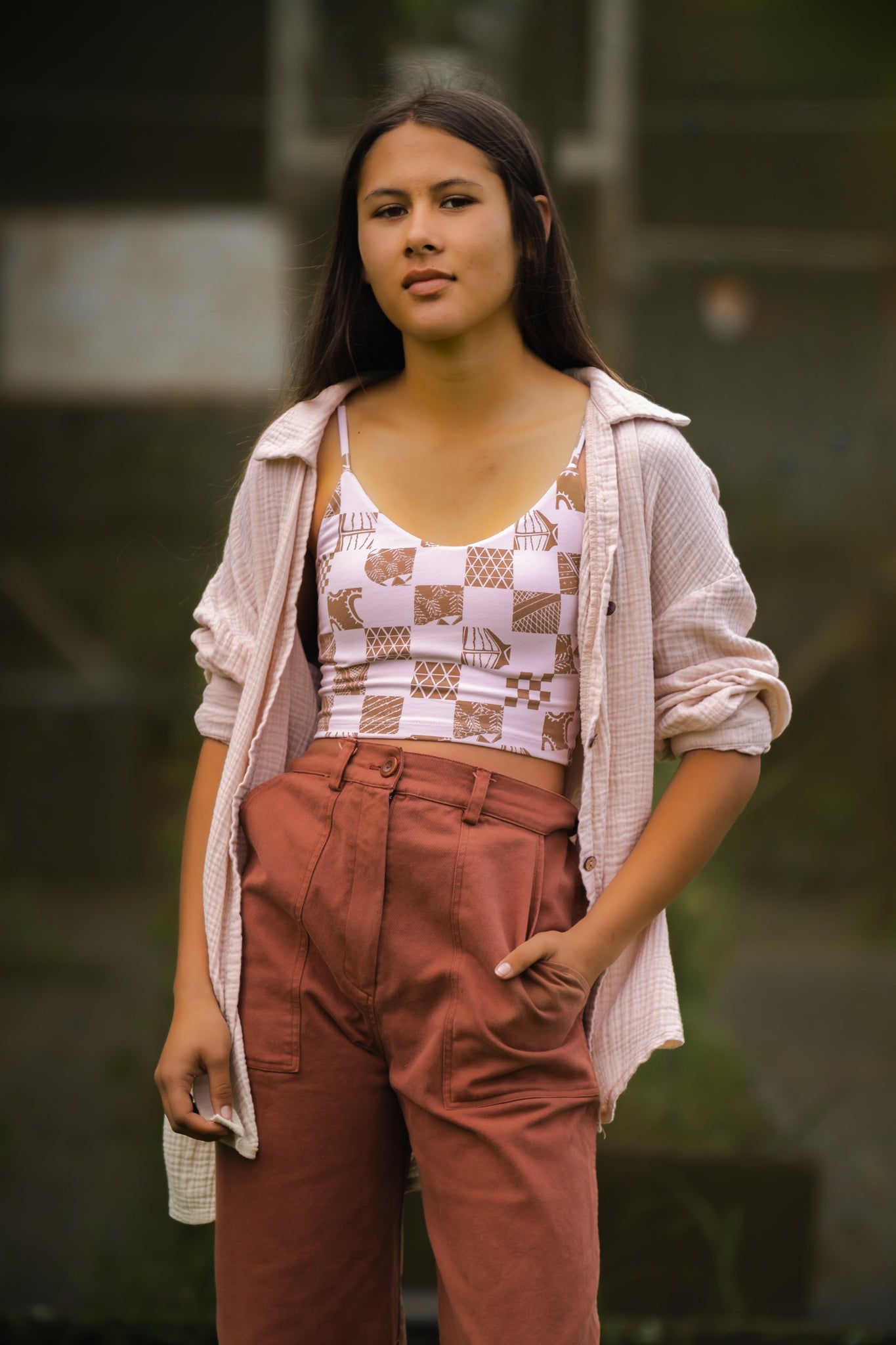 Ipu | Long bralette - light pink - *ASF*