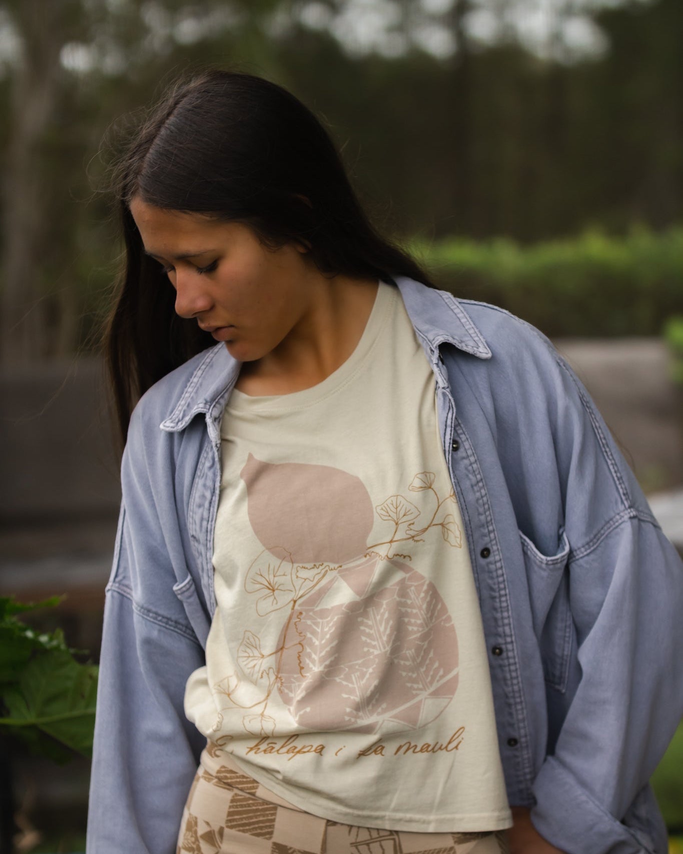 Ipu | Wahine Basic Tee - sand