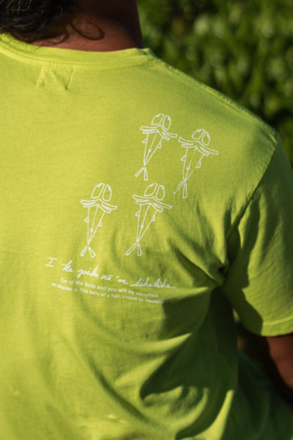 Moi Logo | Kāne Tee - lime