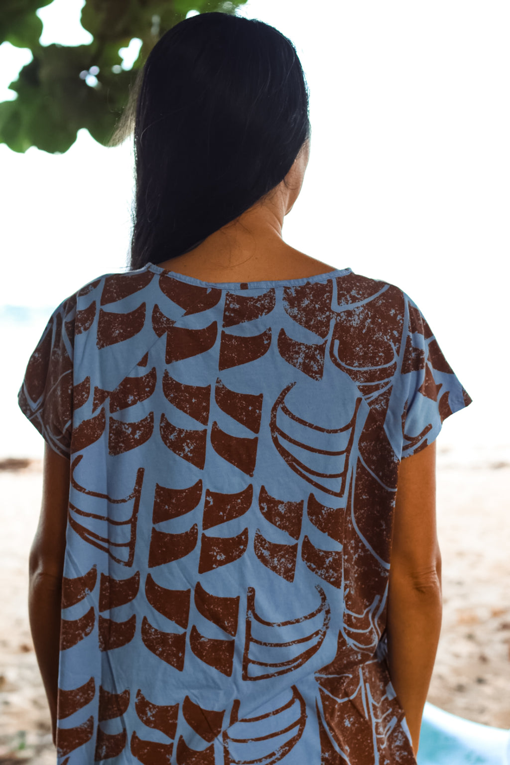 He Waʻa He Moku | Ten Tomorrow Dress - periwinkle