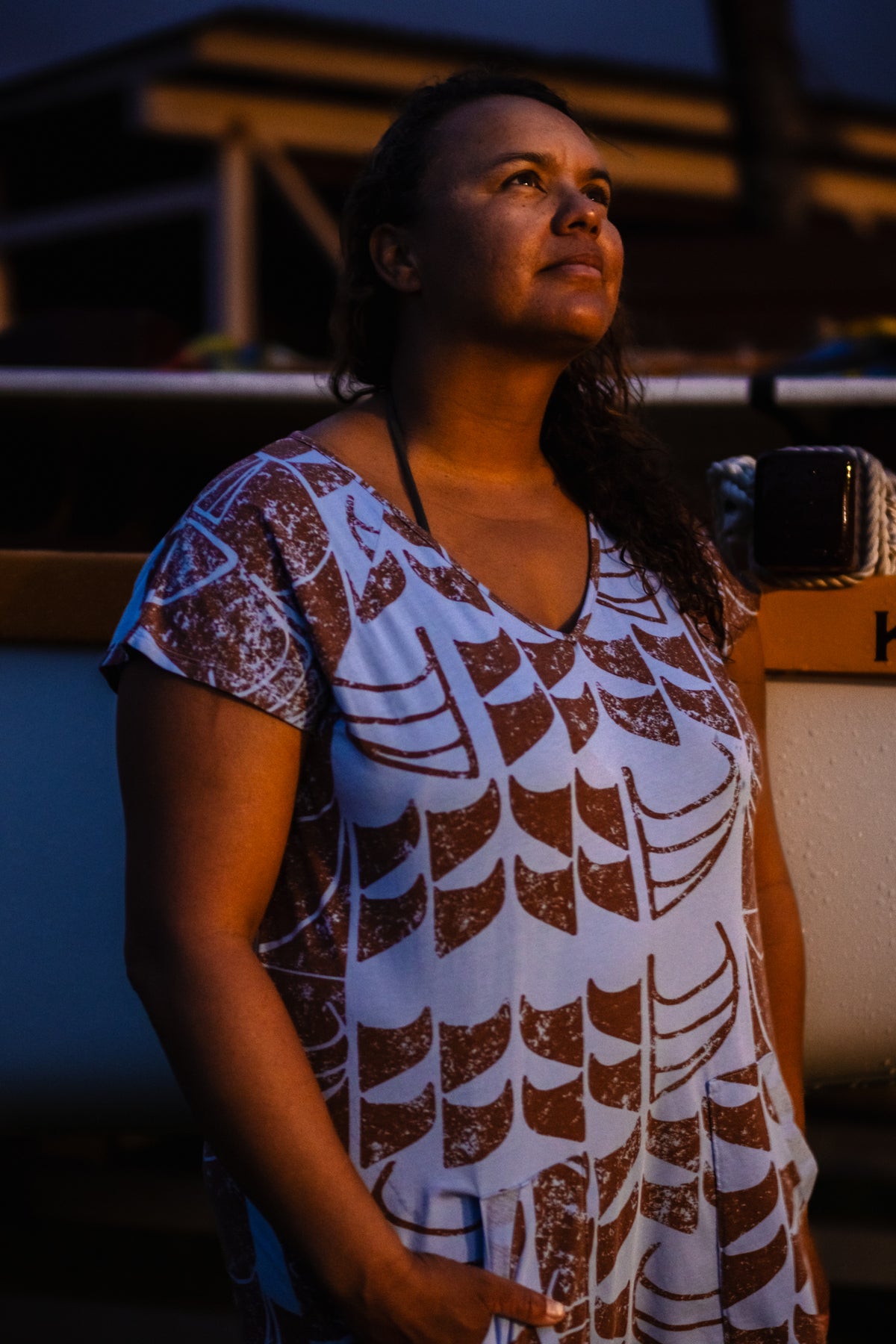 He Waʻa He Moku | Ten Tomorrow Dress - periwinkle
